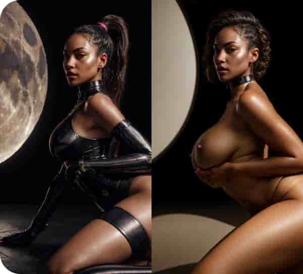 Example of AI deep swap transformation